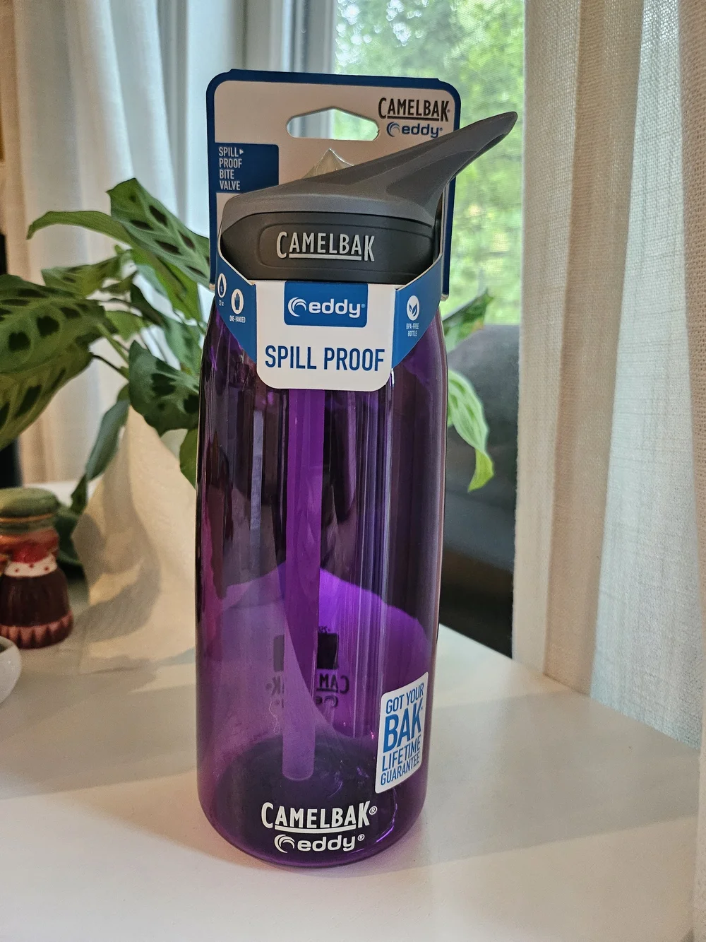 Deadstock CamelBak Eddy 1L Water Bottle Royal Lilac Purple 32oz Classic Nwt